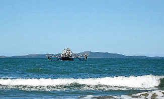 Several trawlers have been seen working close to shore at the Capricorn Coast in recent weeks. Several trawlers have been seen working close to shore at the Capricorn Coast in recent weeks.